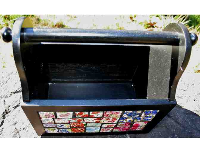 Marci's Mosaics and More:  Hand - crafted Mosaic Magazine / Bencher Box