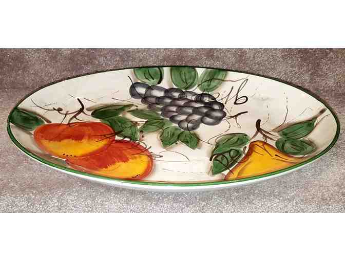Oval Stoneware Platter