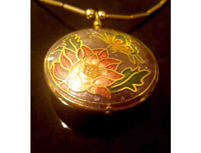Cloisonne Amulet on Chain