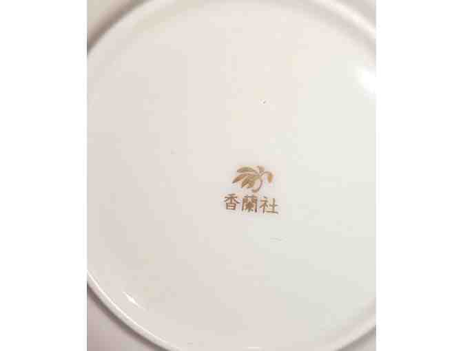Box Set of 5 Koransha Golden Lily Iro-e Plates