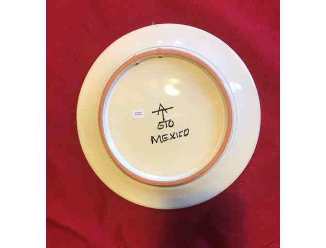 11- Three Hand Painted Vaquero Dessert Plates by Gorky Gonzalez, 7.5' D
