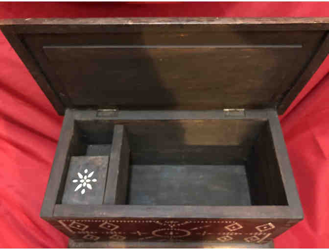 131- Indonesian Hardwood Chest in Dutch Colonial Style