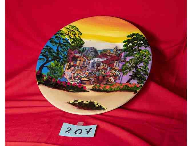 'Sol Sobre del Pueblo' Ceramic Plate
