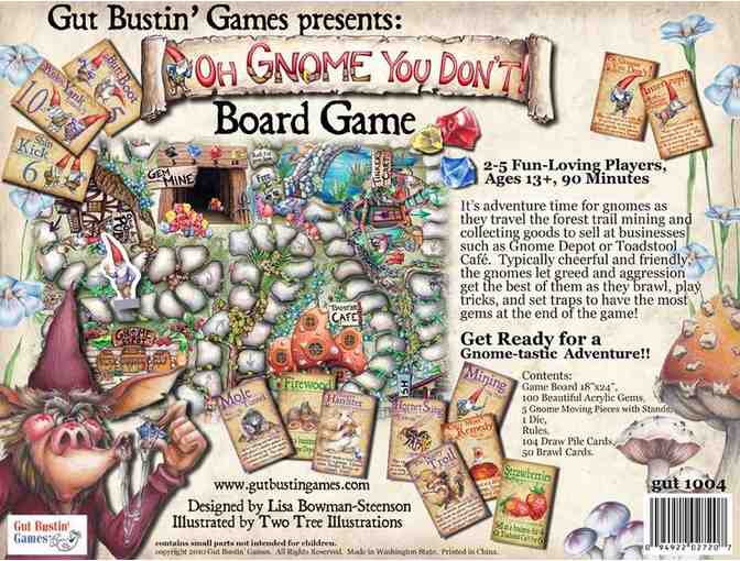 Oh Gnome You Don't! Board Game