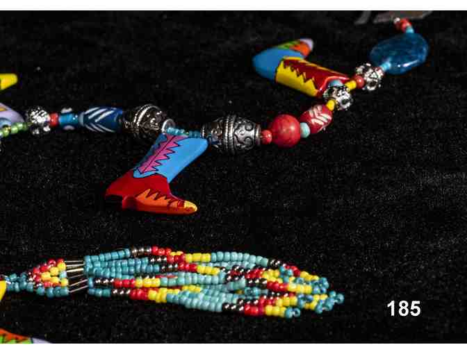 Decorative Hanging Boot 'Howling' Boogie Bead Chain