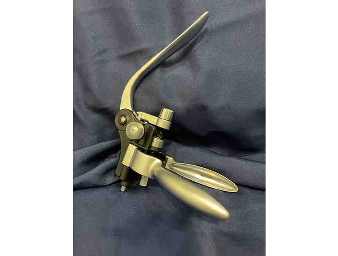 Deluxe Wine Opener Set and 4 Stemless Wine Glasses