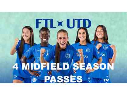 4 Season Passes for Midfield Seats for Fort Lauderdale United Women's Pro Soccer Team