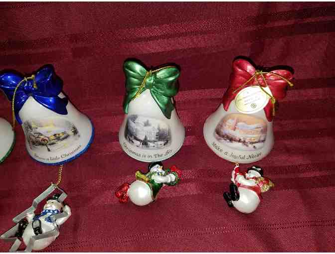 Thomas Kinkade - Ringing in the Holidays  - Donated by Caroline Notestine