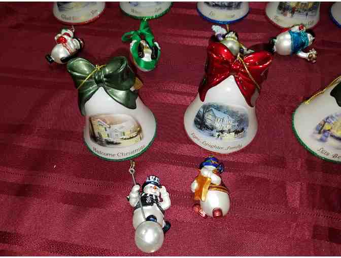 Thomas Kinkade - Ringing in the Holidays  - Donated by Caroline Notestine