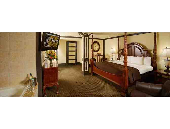 Enjoy 1 night @ 4.4 star Basin Park Hotel in Eureka Springs, AR + $100 FOOD CREDIT