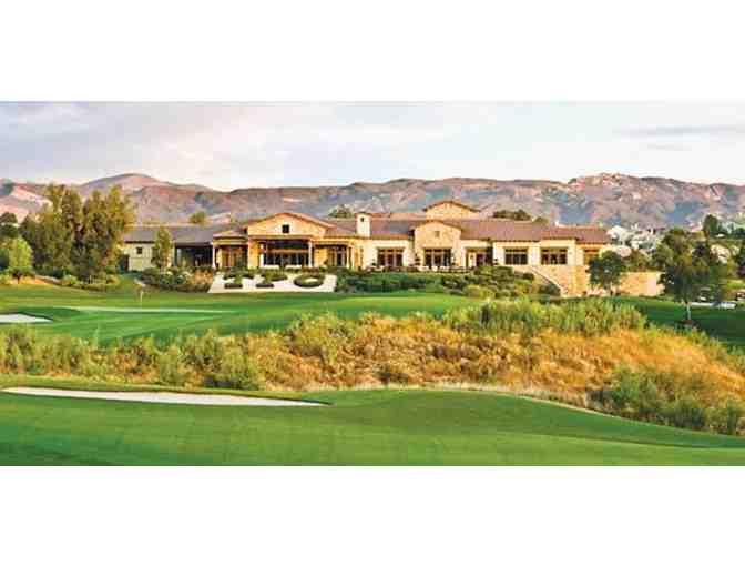 Enjoy a Foursome GOLF ROUND The Oaks Club at Valencia,Ca + $200 FOOD Credit