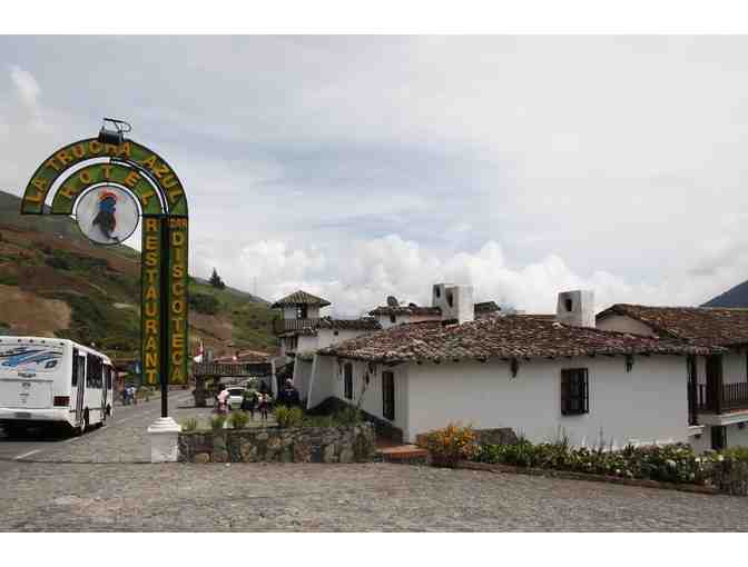 Enjoy 7 nights @ La Trucha Azul Santo Domingo, DR RAIN FOREST!