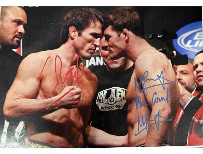 Legendary Fighters Collection: Signed Photos by Iconic Champions 8 signed Fight Pictures