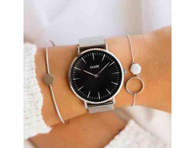 Cluse Idylle Marble Hexagon Bangle Bracelet