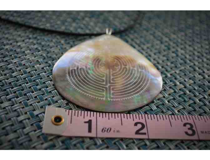Shell Necklace - featuring Chartres Labyrinth