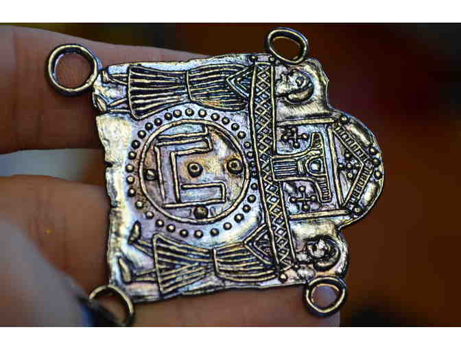 Pilgrimage Badge with subtle RAINBOW SHEEN - Direct from Chartres