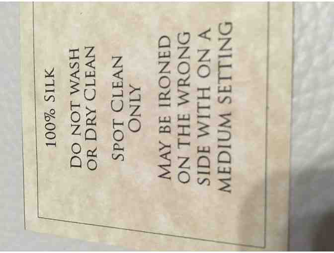 Purple silk labyrinth scarf