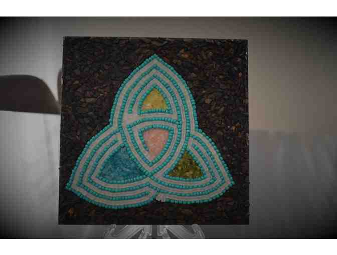 Beautiful Handmade Trinity Labyrinth with Semi Precious Stones