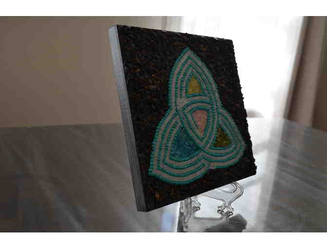 Beautiful Handmade Trinity Labyrinth with Semi Precious Stones