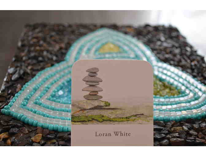 Beautiful Handmade Trinity Labyrinth with Semi Precious Stones