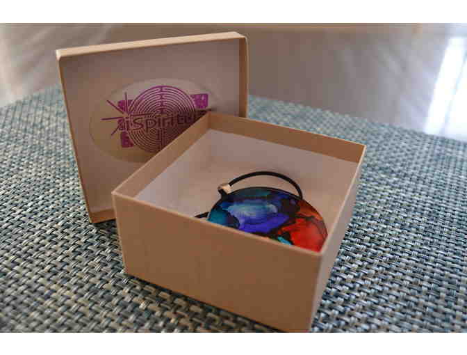 Abstract Design Necklace featuring VIVID COLOR