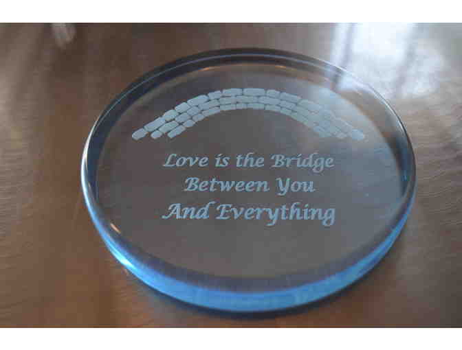 Glass Artwork with Stand #2