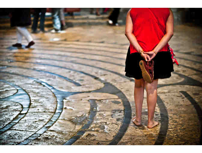 Framed Print Chartres Cathedral Labyrinth