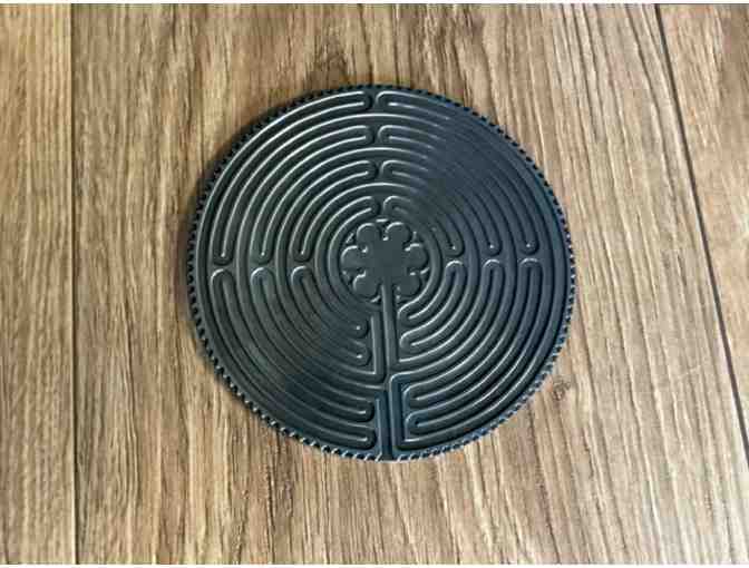 Chartres Labyrinth | Deeply Grooved Pewter - Photo 3