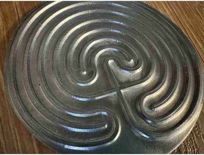 Classical Labyrinth | Deeply Grooved Pewter - Photo 3