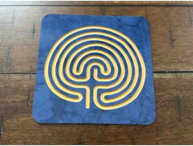 Classical Labyrinth | Blue & Gold - Photo 1