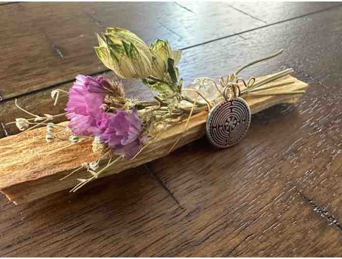 Floral Crystal Wand | Labyrinth Charm - Photo 2