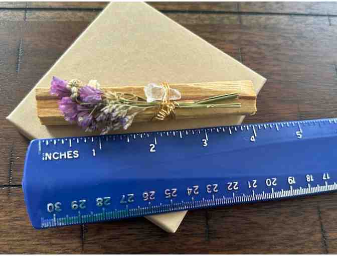 Set of Two | Floral Crystal Wands (Purple)