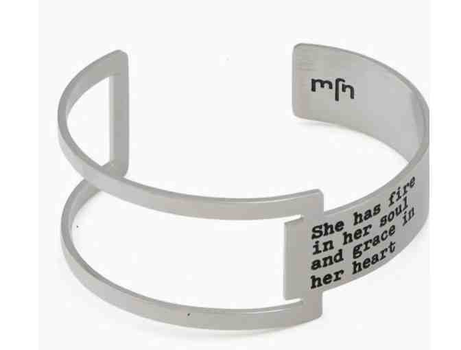 She Has Fire in Her Soul & Grace in Her Heart | Cuff Bracelet