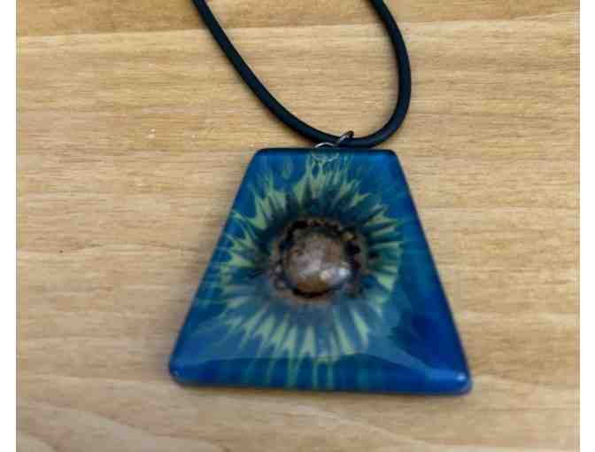 Sunflower Pendant & Cord