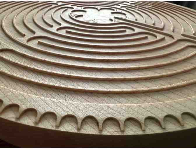 Created for our 2024 Auction | Maple Wood Labyrinth | 10-inch - Photo 4