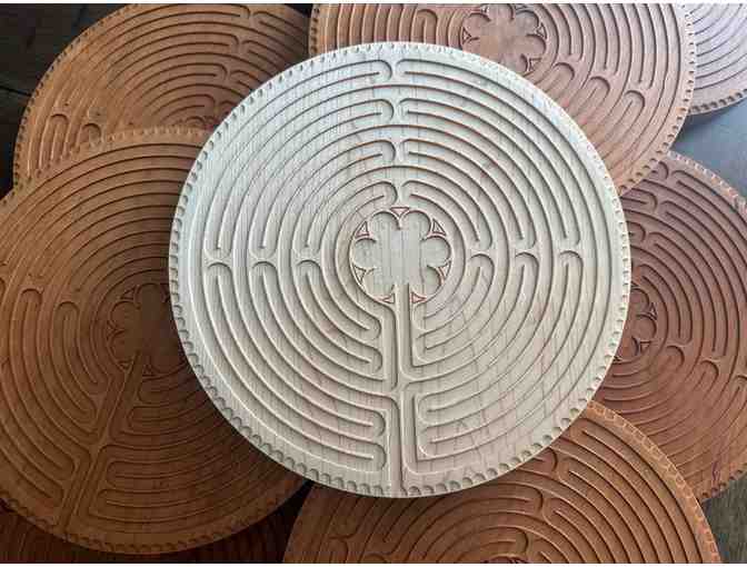 Created for our 2024 Auction | Maple Wood Labyrinth | 10-inch - Photo 5