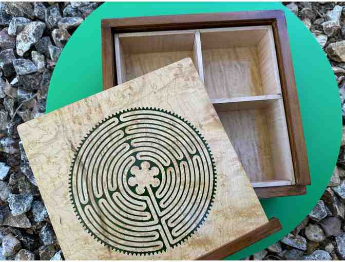 Beautiful, One-of-a-Kind Labyrinth Keepsake Box - Photo 2