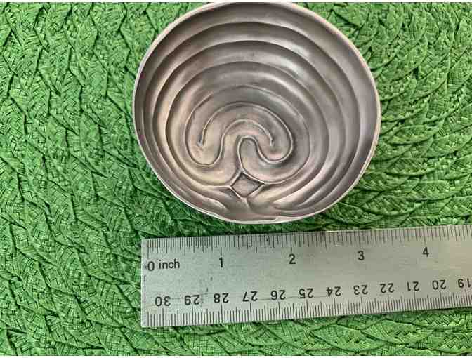 Pewter Labyrinth Bowl