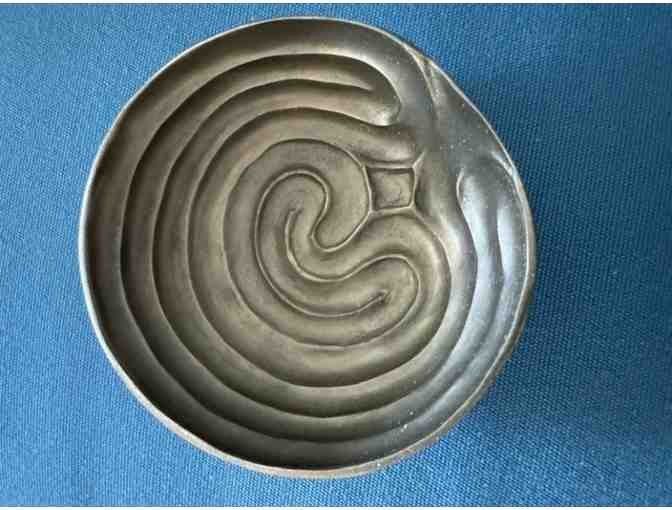 Pewter Labyrinth Bowl