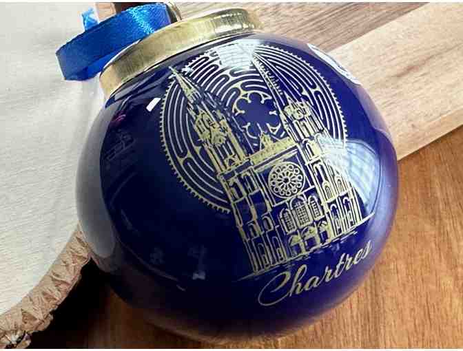 From Chartres Cathedral | Blue & Gold Ornament - Photo 1