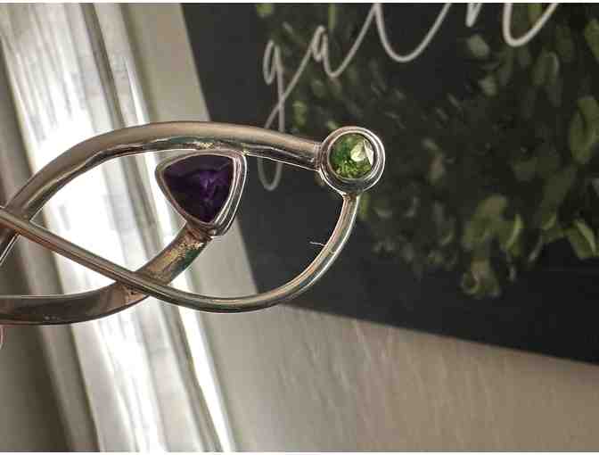 Peridot & Amethyst Pendant