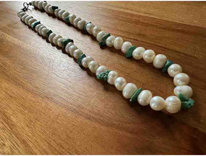 Aventurine & Pearl Necklace