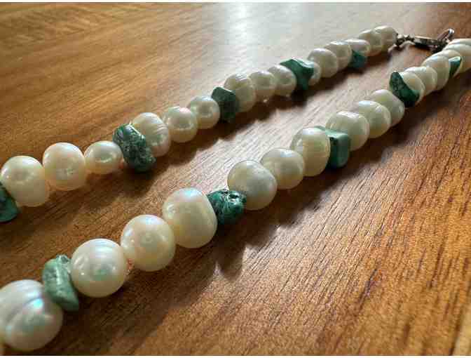 Aventurine & Pearl Necklace