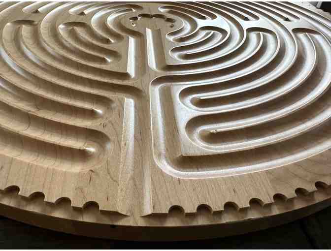 Large Chartres Wooden Labyrinth | Engraved