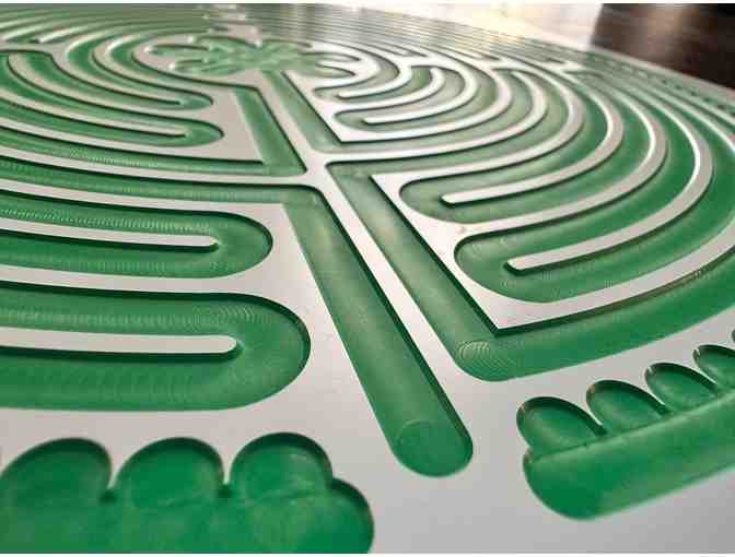 Acrylic Labyrinth | LIMITED EDITION | Green & White
