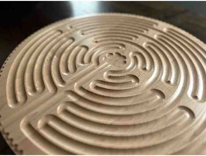 Large Chartres Wooden Labyrinth | Engraved