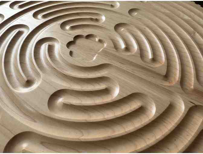 Large Chartres Wooden Labyrinth | Engraved