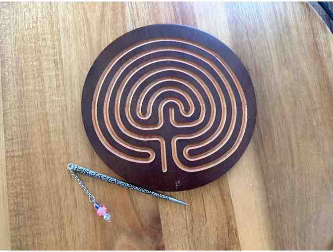 Classical Labyrinth | Cherry Wood & Stained