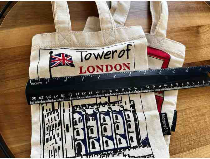 London Souvenir | Set of Two Canvas Totes