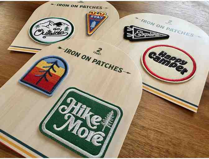 Go Outside | Set of Six Iron On Patches